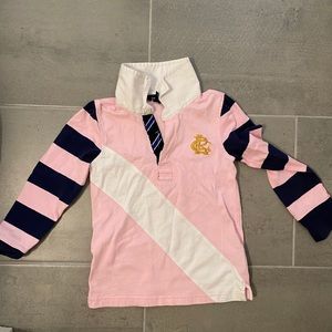 Girls size 5 Ralph Lauren Rugby shirt